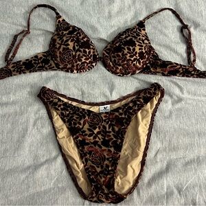 Vintage Sauvage California Bikini Set